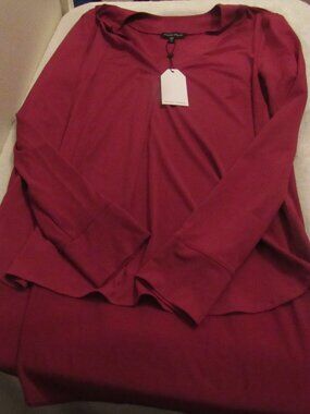 Universal Standard Tunic Anemone Pink High Low Top Size 3XS NWT
